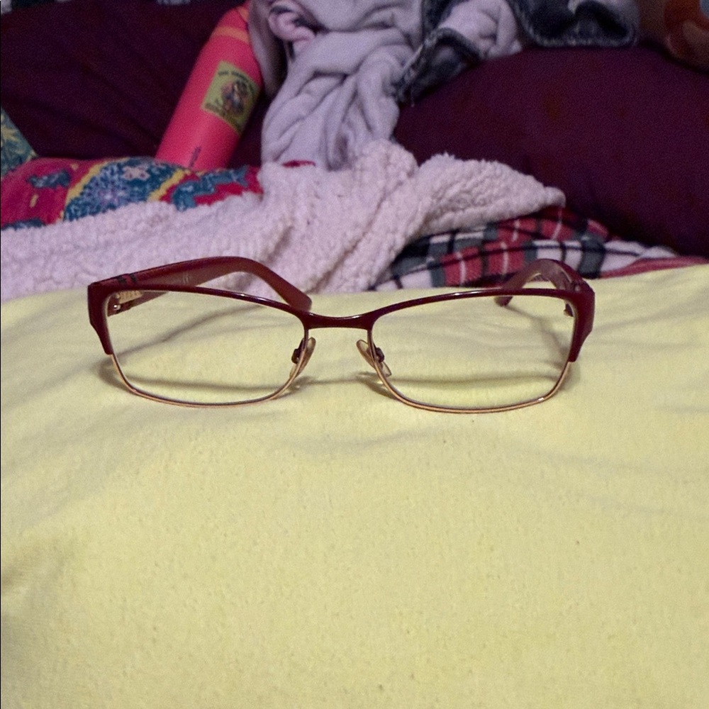 Gucci Red and Gold Women's  Reading Glasses
